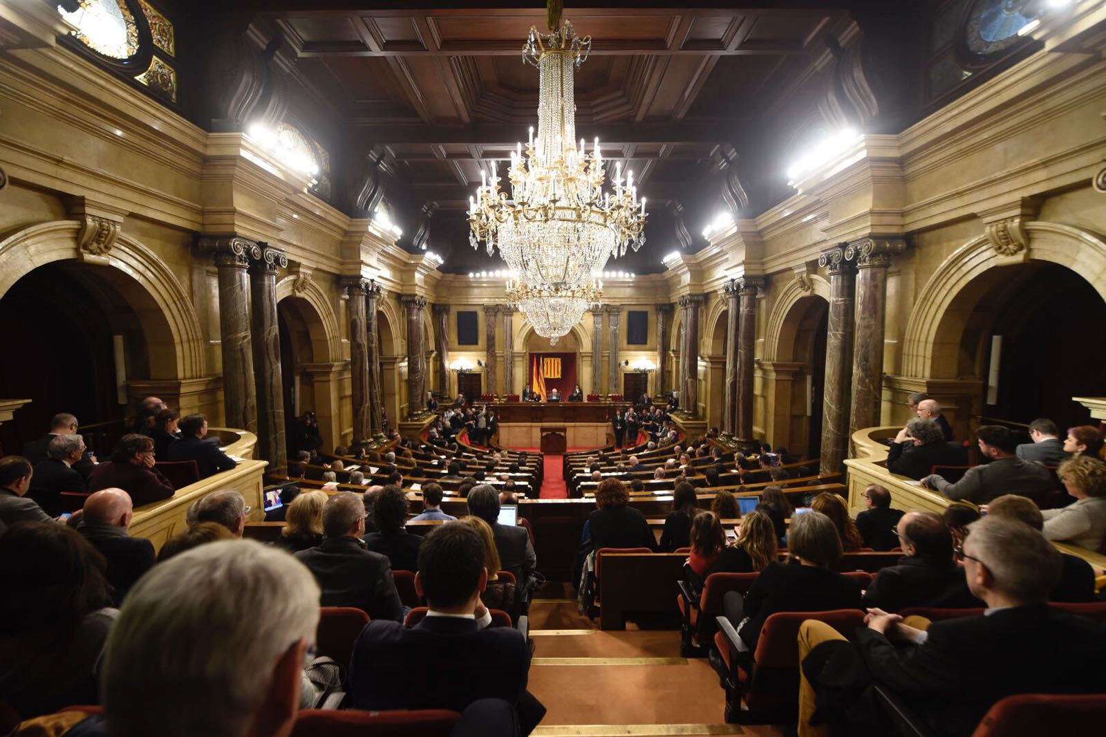 Una imatge del Parlament