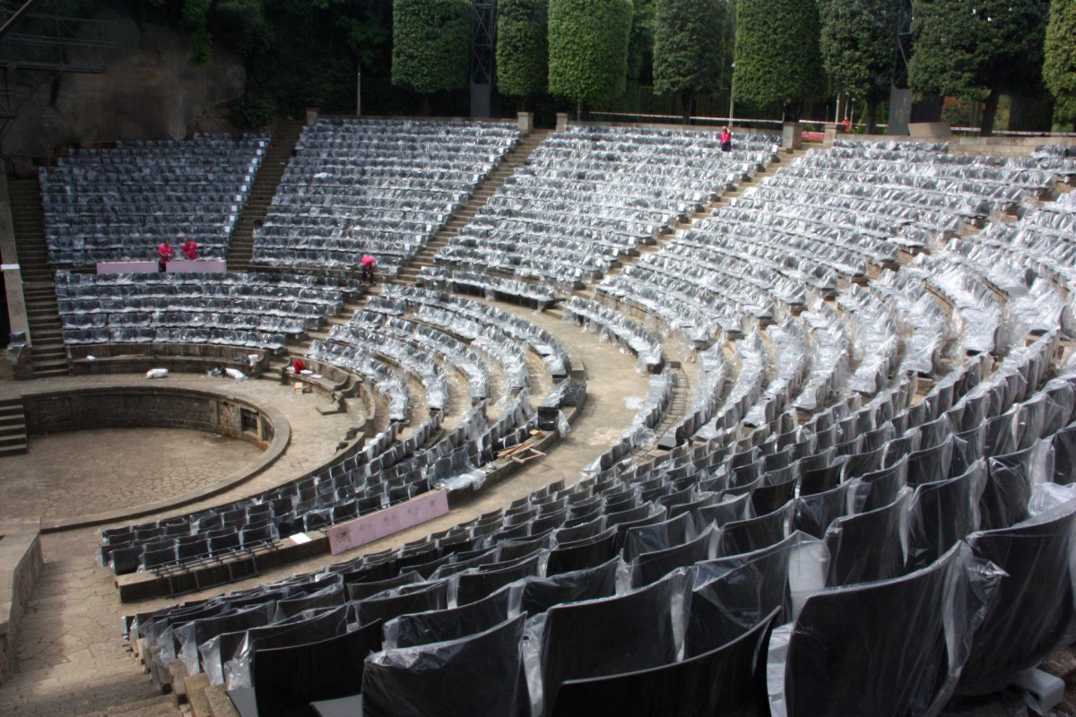 Pla general de l'amfiteatre del Teatre Grec. Maig 2018 / ACN