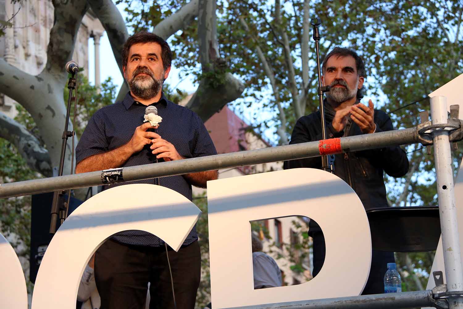 Jordi Sánchez i Jordi Cuixart, en una imatge d'arxiu/ Andrea Zamorano