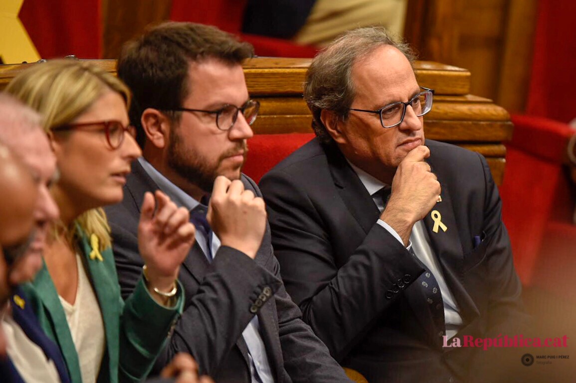 Aragonès i Torra al Parlament