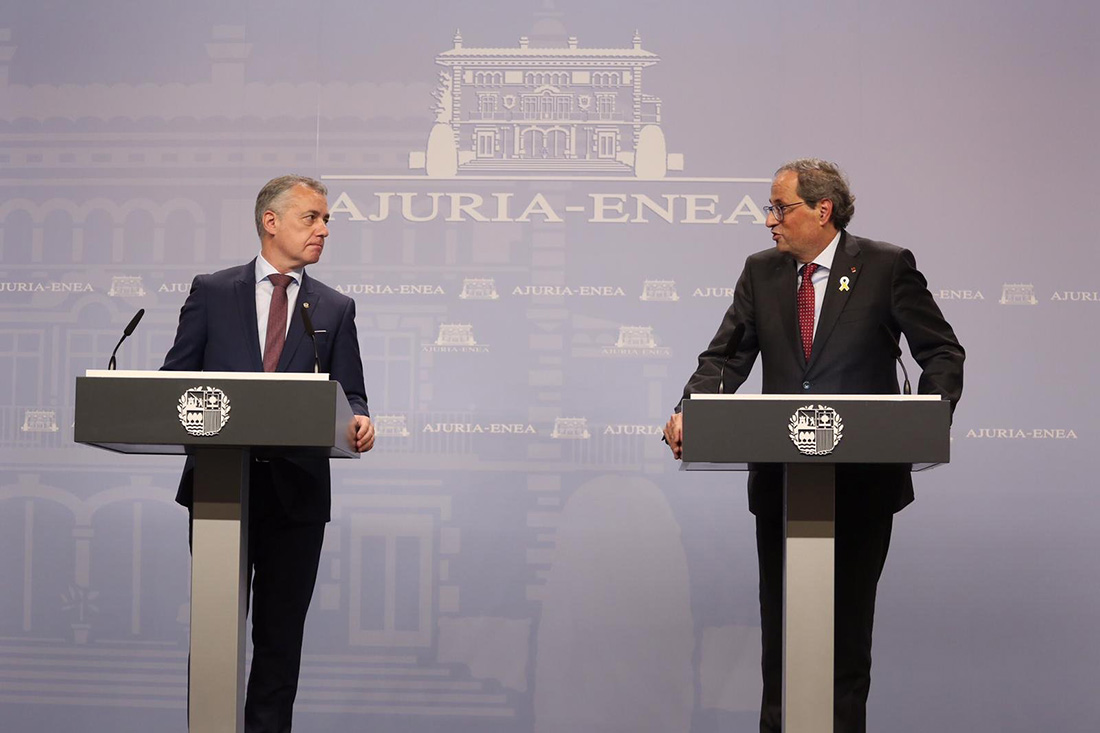 Urkullu i Torra, en roda de premsa/ Junts per Catalunya
