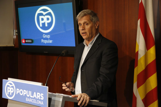Alberto Fernández, líder del PP a l'Ajuntament de Barcelona / ACN
