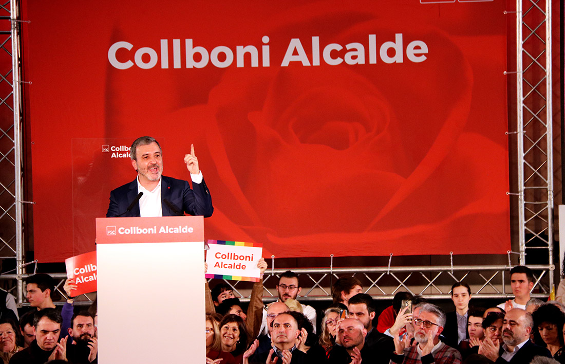 El candidat del PSC a l'alcaldia de Barcelona, Jaume Collboni