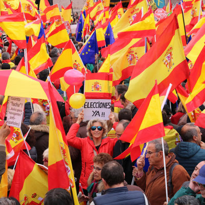 Imatge de la manifestació del 10/02/2019 a Madrid