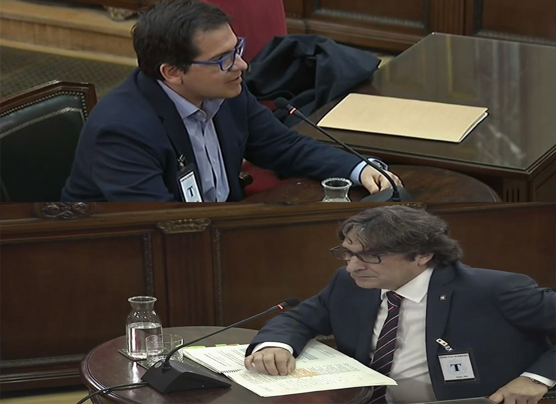 José María Espejo Saavedra i David Pérez han declarat al Suprem pel judici de l'1-O