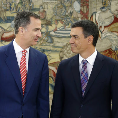Felipe VI i Pedro Sánchez, en una imatge d'arxiu