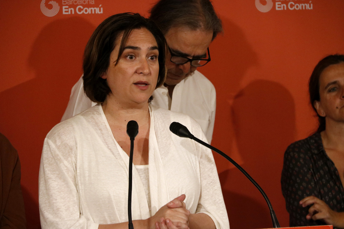 La candidata de Barcelona en Comú a l'alcaldia de la capital catalana, Ada Colau