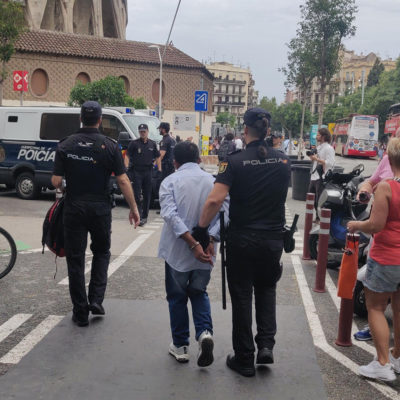 Detingut en l'operació policial al metro de Barcelona
