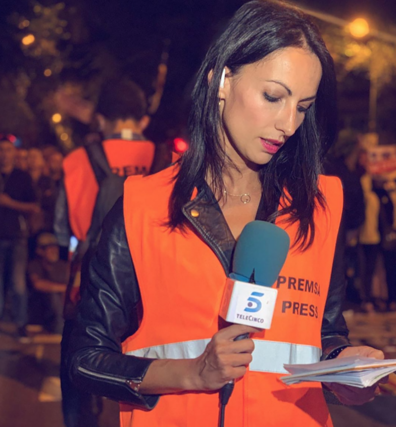 La periodista de Telecinco, Laila Jiménez
