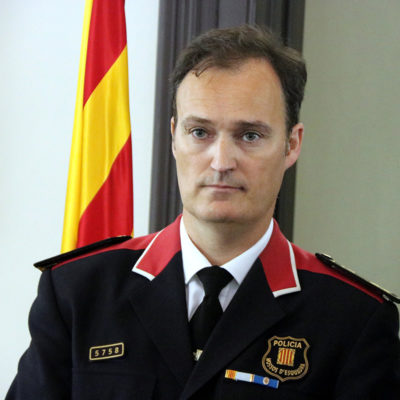 Eduard Sallent, cap dels Mossos d'Esquadra