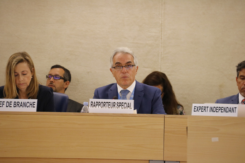 El relator especial de l'ONU sobre la independència dels magistrats i advocats, Diego García-Sayán