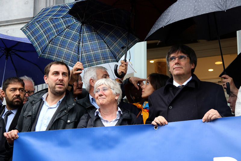 Carles Puigdemont, Toni Comín i Clara Ponsatí