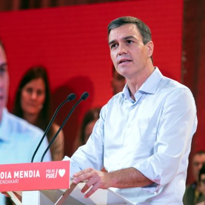 El líder del PSOE i president del govern en funcions, Pedro Sánchez