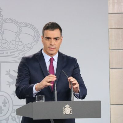 El president del govern en funcions, Pedro Sánchez