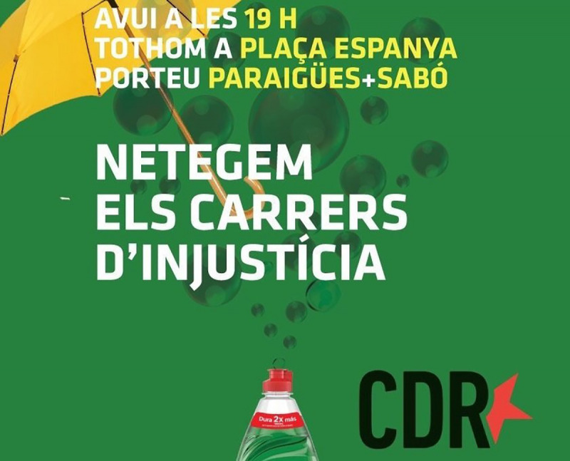 El CDR del Barcelonès impulsa una mobilització aquest dimarts a les 19h a la plaça Espanya de Barcelona